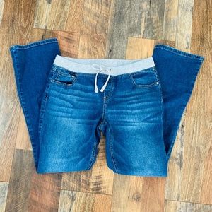 - Justice knit band jeans with tie